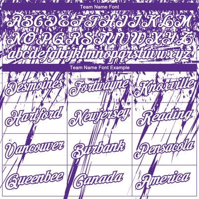 Custom Stitched White Purple 3D Pattern Design Splash Grunge Art Sports Pullover Sweatshirt Hoodie