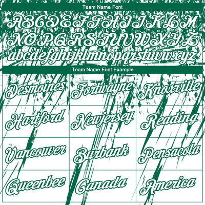 Custom Stitched White Kelly Green 3D Pattern Design Splash Grunge Art Sports Pullover Sweatshirt Hoodie