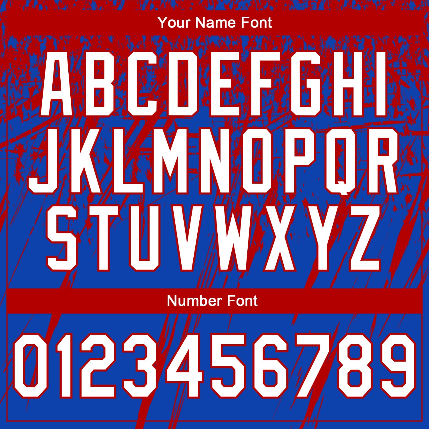 Custom Stitched Thunder Blue White-Red 3D Pattern Design Splash Grunge Art Sports Pullover Sweatshirt Hoodie