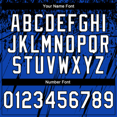 Custom Stitched Thunder Blue White-Black 3D Pattern Design Splash Grunge Art Sports Pullover Sweatshirt Hoodie