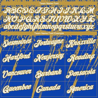 Custom Stitched Thunder Blue White-Old Gold 3D Pattern Design Splash Grunge Art Sports Pullover Sweatshirt Hoodie