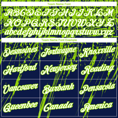 Custom Stitched Navy White-Neon Green 3D Pattern Design Splash Grunge Art Sports Pullover Sweatshirt Hoodie