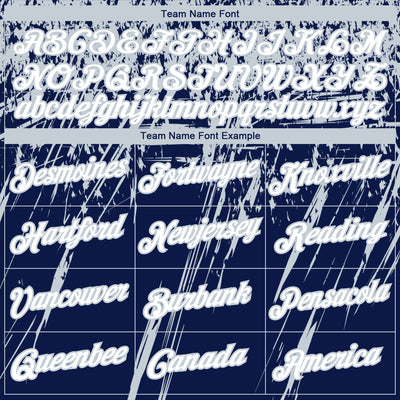 Custom Stitched Navy White-Silver 3D Pattern Design Splash Grunge Art Sports Pullover Sweatshirt Hoodie