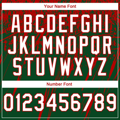 Custom Stitched Green White-Red 3D Pattern Design Splash Grunge Art Sports Pullover Sweatshirt Hoodie