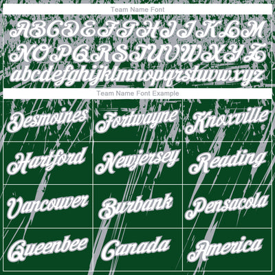 Custom Stitched Green White-Gray 3D Pattern Design Splash Grunge Art Sports Pullover Sweatshirt Hoodie