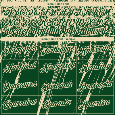 Custom Stitched Green Cream 3D Pattern Design Splash Grunge Art Sports Pullover Sweatshirt Hoodie