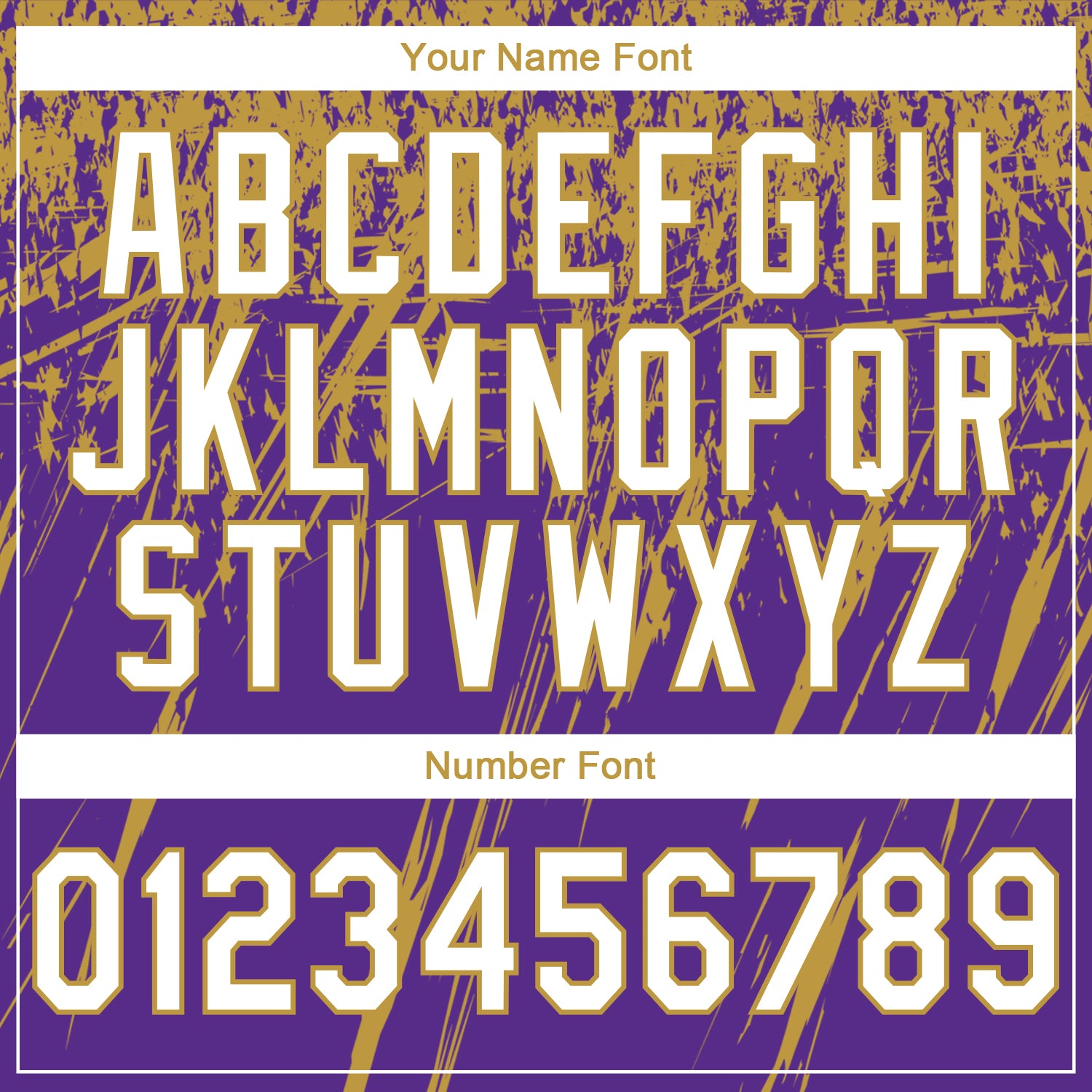 Custom Stitched Purple White-Old Gold 3D Pattern Design Splash Grunge Art Sports Pullover Sweatshirt Hoodie