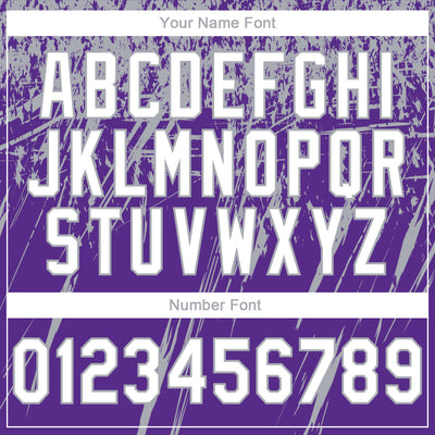 Custom Stitched Purple White-Gray 3D Pattern Design Splash Grunge Art Sports Pullover Sweatshirt Hoodie