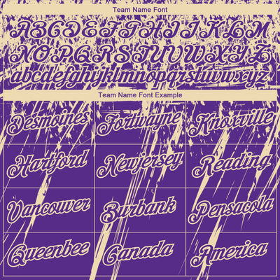 Custom Stitched Purple Cream 3D Pattern Design Splash Grunge Art Sports Pullover Sweatshirt Hoodie