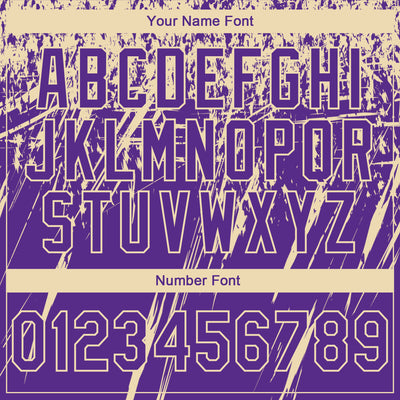 Custom Stitched Purple Cream 3D Pattern Design Splash Grunge Art Sports Pullover Sweatshirt Hoodie