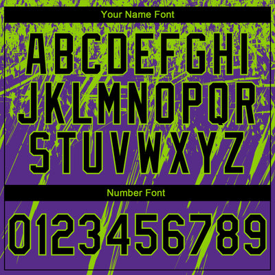 Custom Stitched Purple Black-Neon Green 3D Pattern Design Splash Grunge Art Sports Pullover Sweatshirt Hoodie