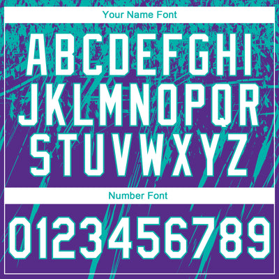 Custom Stitched Purple White-Aqua 3D Pattern Design Splash Grunge Art Sports Pullover Sweatshirt Hoodie