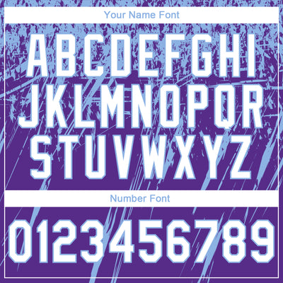 Custom Stitched Purple White-Light Blue 3D Pattern Design Splash Grunge Art Sports Pullover Sweatshirt Hoodie