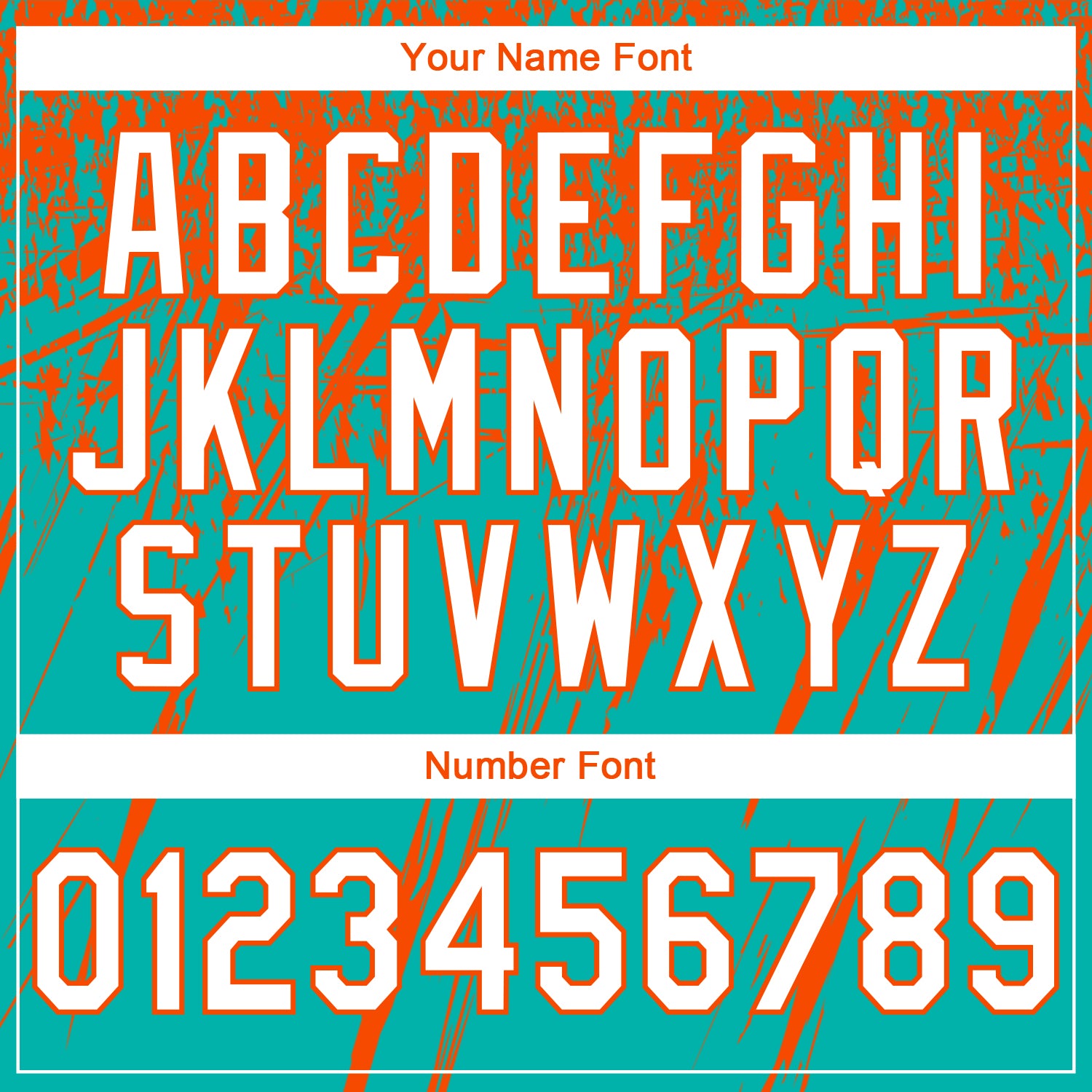 Custom Stitched Aqua White-Orange 3D Pattern Design Splash Grunge Art Sports Pullover Sweatshirt Hoodie