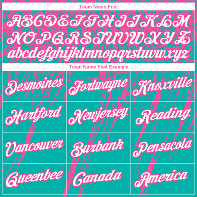 Custom Stitched Aqua White-Pink 3D Pattern Design Splash Grunge Art Sports Pullover Sweatshirt Hoodie