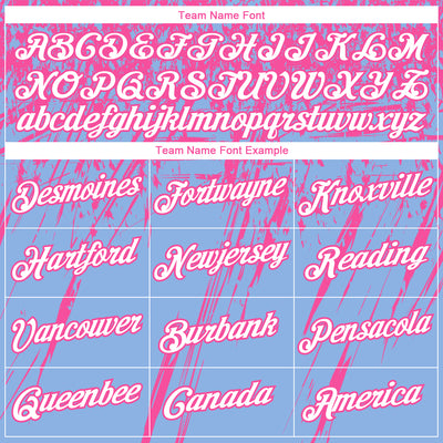 Custom Stitched Light Blue White-Pink 3D Pattern Design Splash Grunge Art Sports Pullover Sweatshirt Hoodie