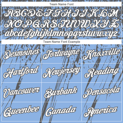 Custom Stitched Light Blue White-Steel Gray 3D Pattern Design Splash Grunge Art Sports Pullover Sweatshirt Hoodie