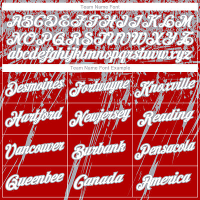 Custom Stitched Red White-Gray 3D Pattern Design Splash Grunge Art Sports Pullover Sweatshirt Hoodie