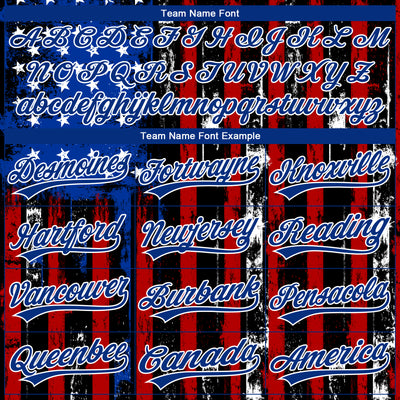 Custom Stitched Black Red Royal-White 3D Distressed American Flag Sports Pullover Sweatshirt Hoodie
