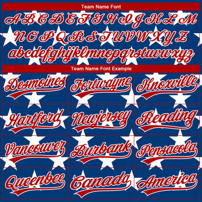 Custom Stitched Royal Red-White 3D American Flag Sports Pullover Sweatshirt Hoodie