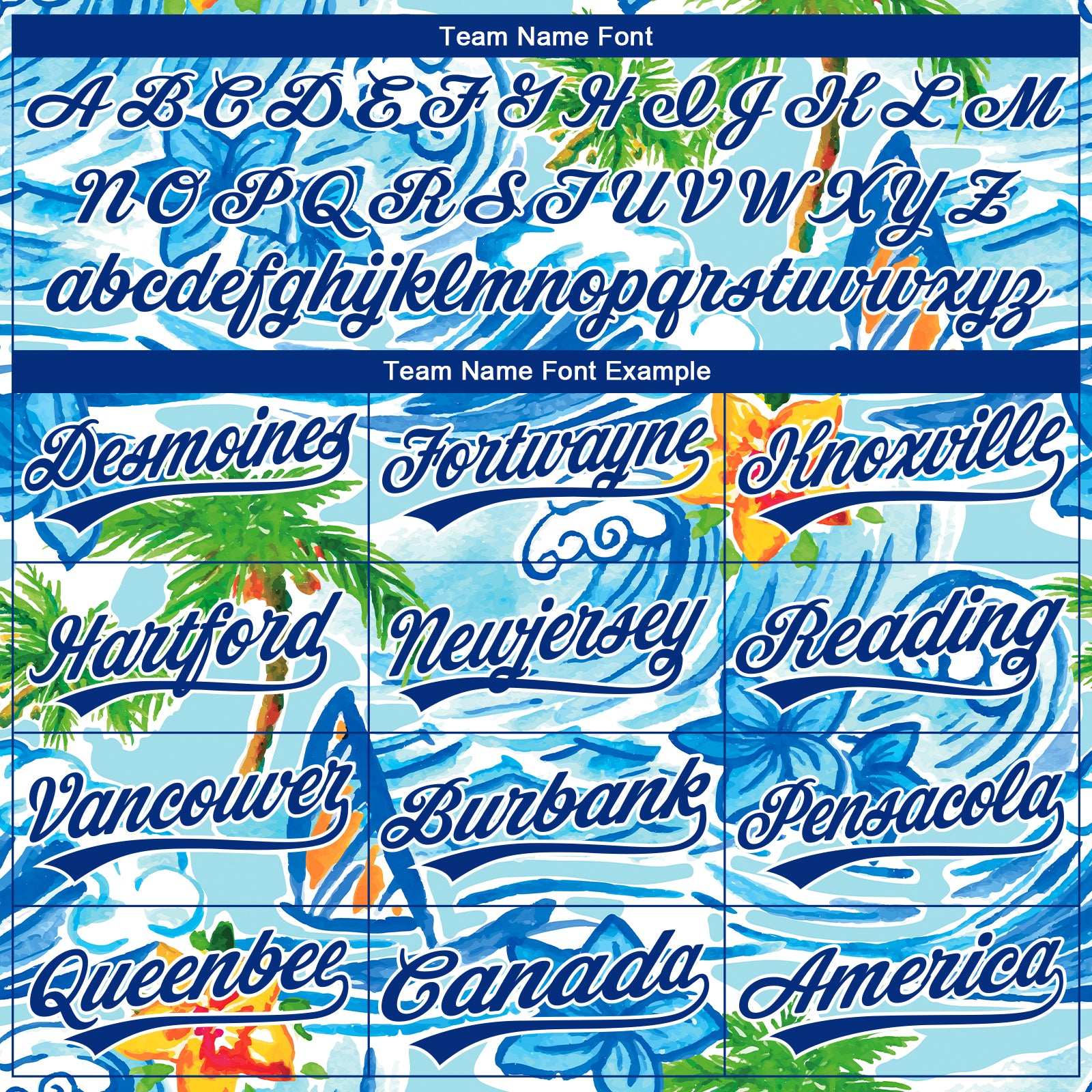 Custom Stitched Blue Royal-White 3D Beach Hawaii Palm Trees And Flowers Sports Pullover Sweatshirt Hoodie