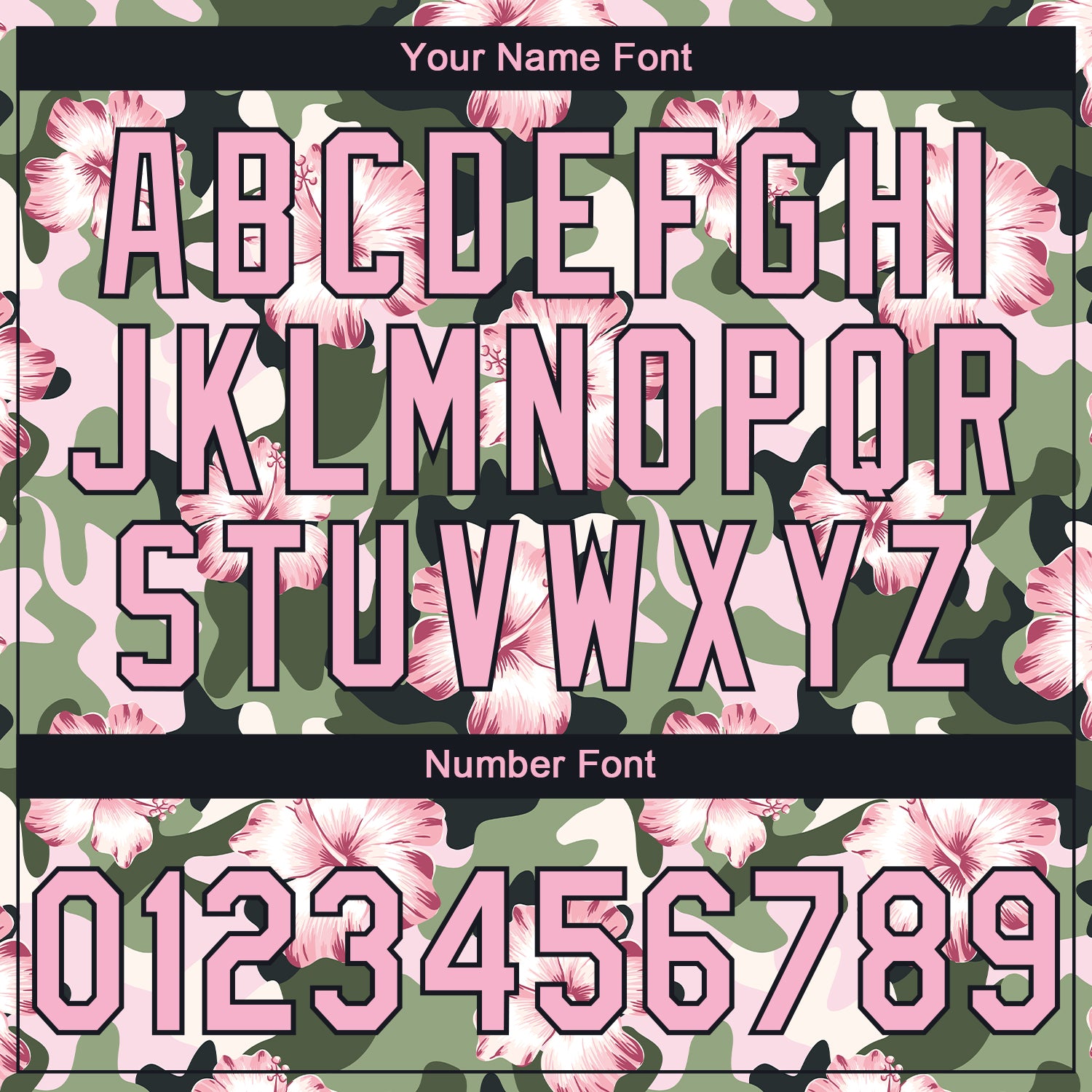 Custom Stitched Camo Light Pink-Black 3D Hibiscus Flower Sports Pullover Sweatshirt Salute To Service Hoodie