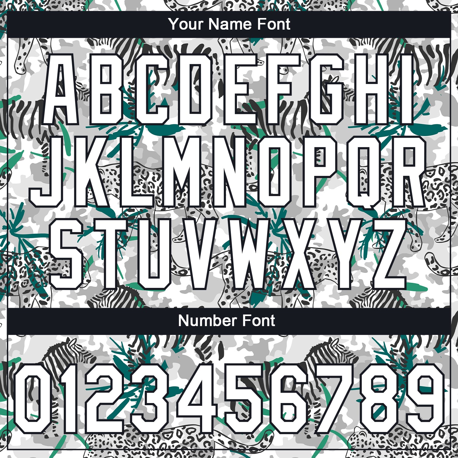 Custom Stitched Camo White-Black 3D Tropical Jungle Animal Sports Pullover Sweatshirt Salute To Service Hoodie