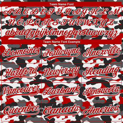 Custom Stitched Camo Red-White 3D Sports Pullover Sweatshirt Salute To Service Hoodie