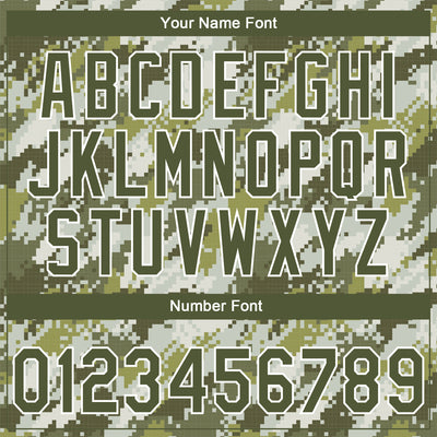 Custom Stitched Camo Olive-White 3D Sports Pullover Sweatshirt Salute To Service Hoodie