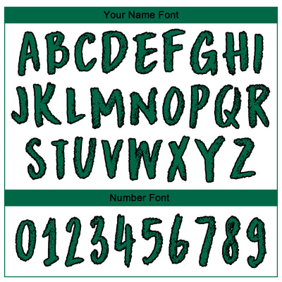 Custom White Kelly Green-Black 3D Skull Roses Floral Sports Pullover Sweatshirt Hoodie