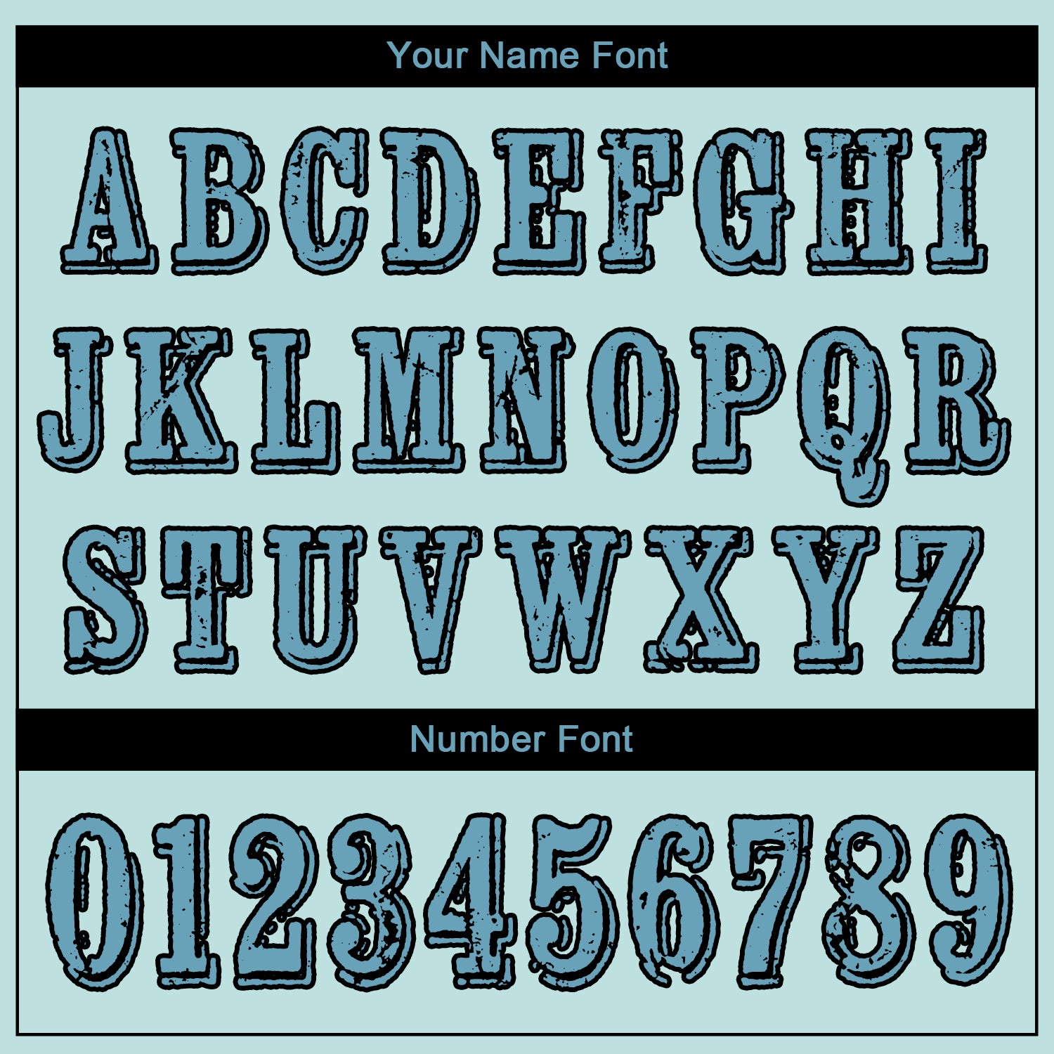 Custom Ice Blue Shadow Blue-Black 3D Skull Cemetery Sports Pullover Sweatshirt Hoodie