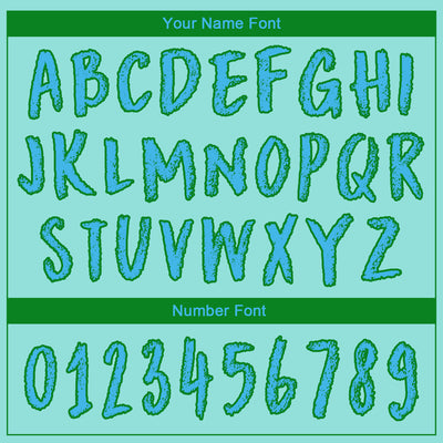 Custom Ice Blue Sky Blue-Grass Green 3D Skull Psychedelic Alien Sports Pullover Sweatshirt Hoodie