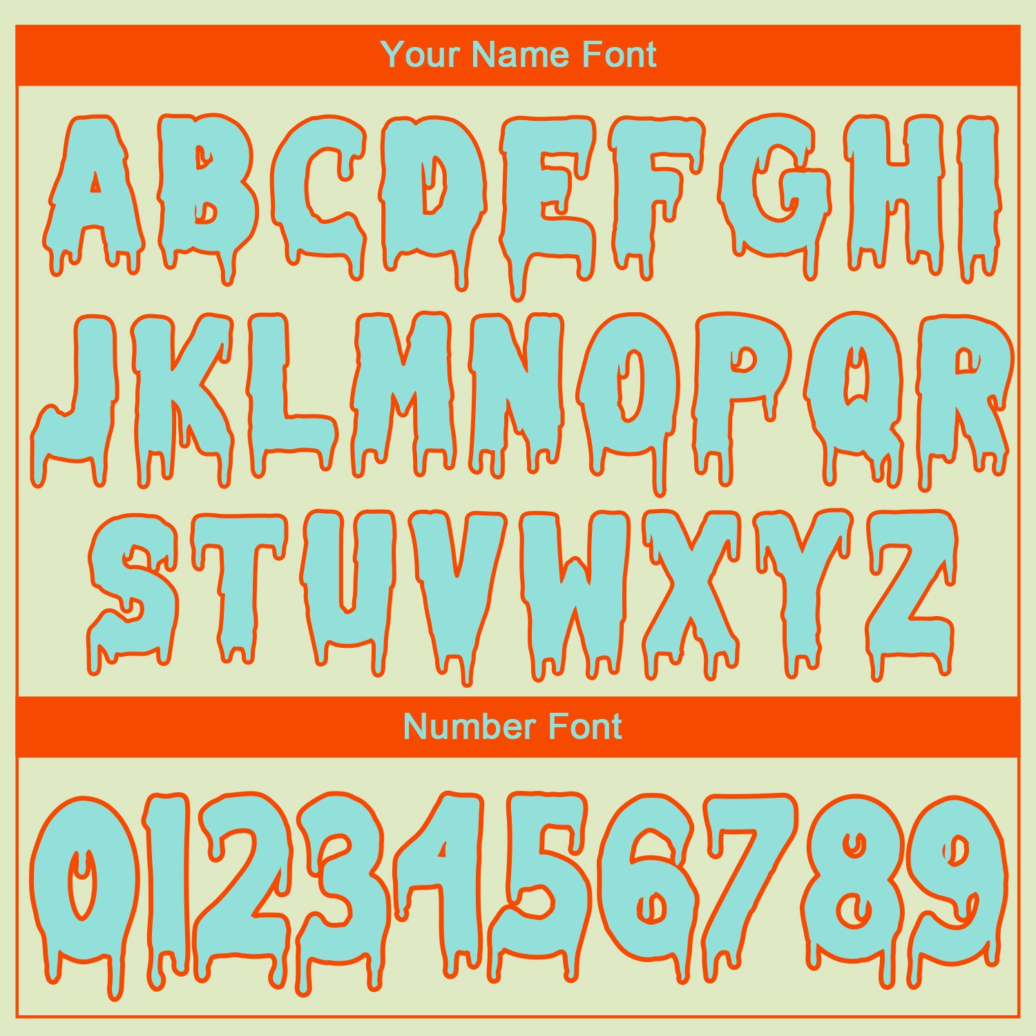 Custom Green Ice Blue-Orange 3D Skull Hell Sports Pullover Sweatshirt Hoodie