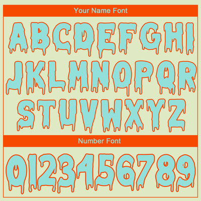 Custom Green Ice Blue-Orange 3D Skull Hell Sports Pullover Sweatshirt Hoodie