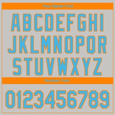 Custom Gray Sky Blue-Bay Orange 3D Skull Statue Of Liberty Sports Pullover Sweatshirt Hoodie