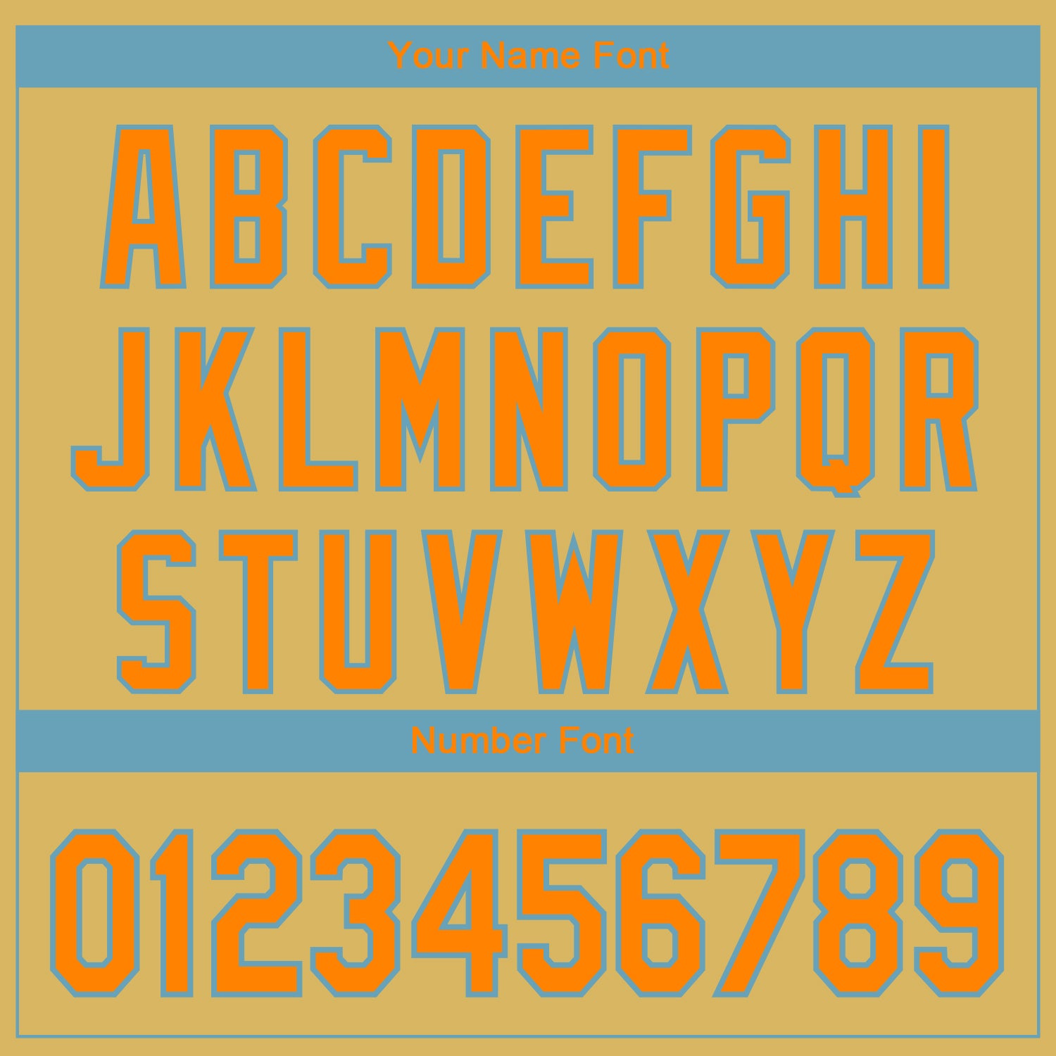 Custom Yellow Bay Orange-Shadow Blue 3D Skull Sports Pullover Sweatshirt Hoodie