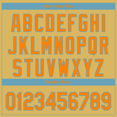 Custom Yellow Bay Orange-Shadow Blue 3D Skull Sports Pullover Sweatshirt Hoodie