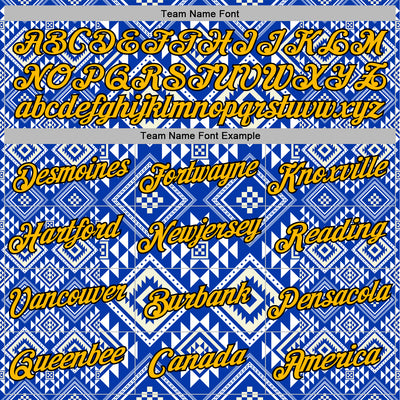 Custom Stitched White Gold Blue-Black 3D Mexico Aztec Pattern Sports Pullover Sweatshirt Hoodie