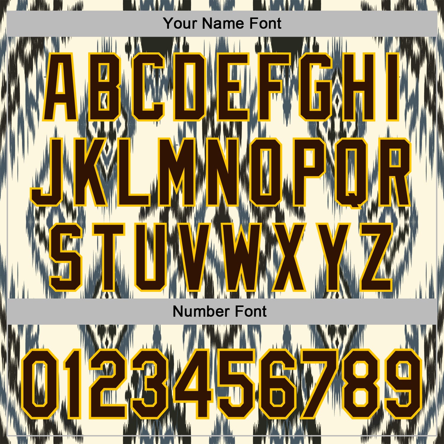 Custom Stitched Cream Brown Blue-Yellow 3D Mexico Aztec Pattern Sports Pullover Sweatshirt Hoodie