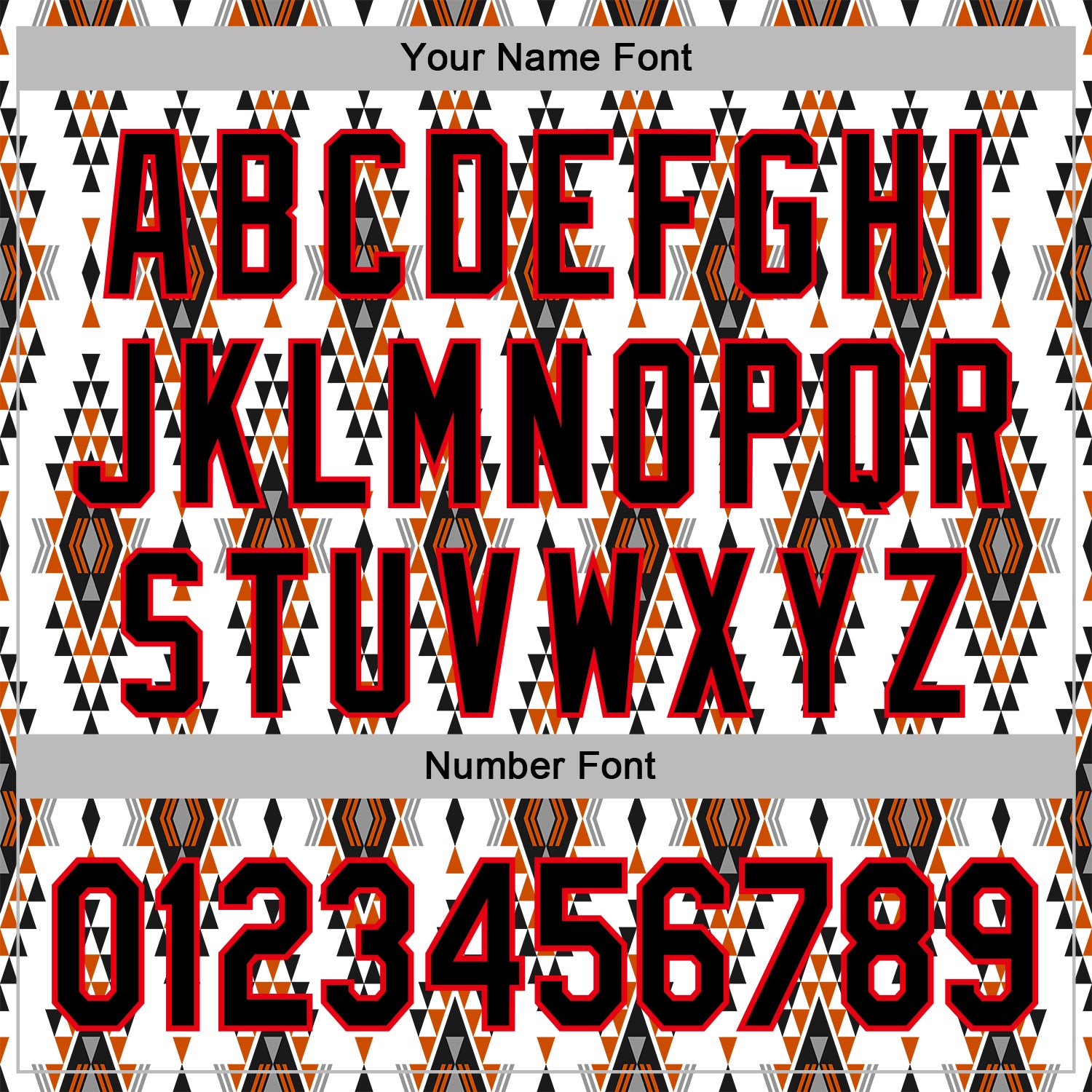 Custom Stitched White Black Orange Gray-Fire Red 3D Mexico Aztec Pattern Sports Pullover Sweatshirt Hoodie