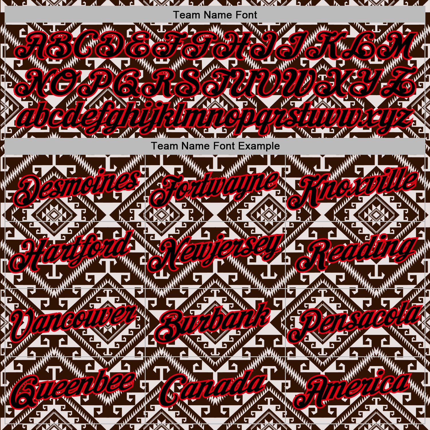 Custom Stitched Brown Black White-Fire Red 3D Mexico Aztec Pattern Sports Pullover Sweatshirt Hoodie