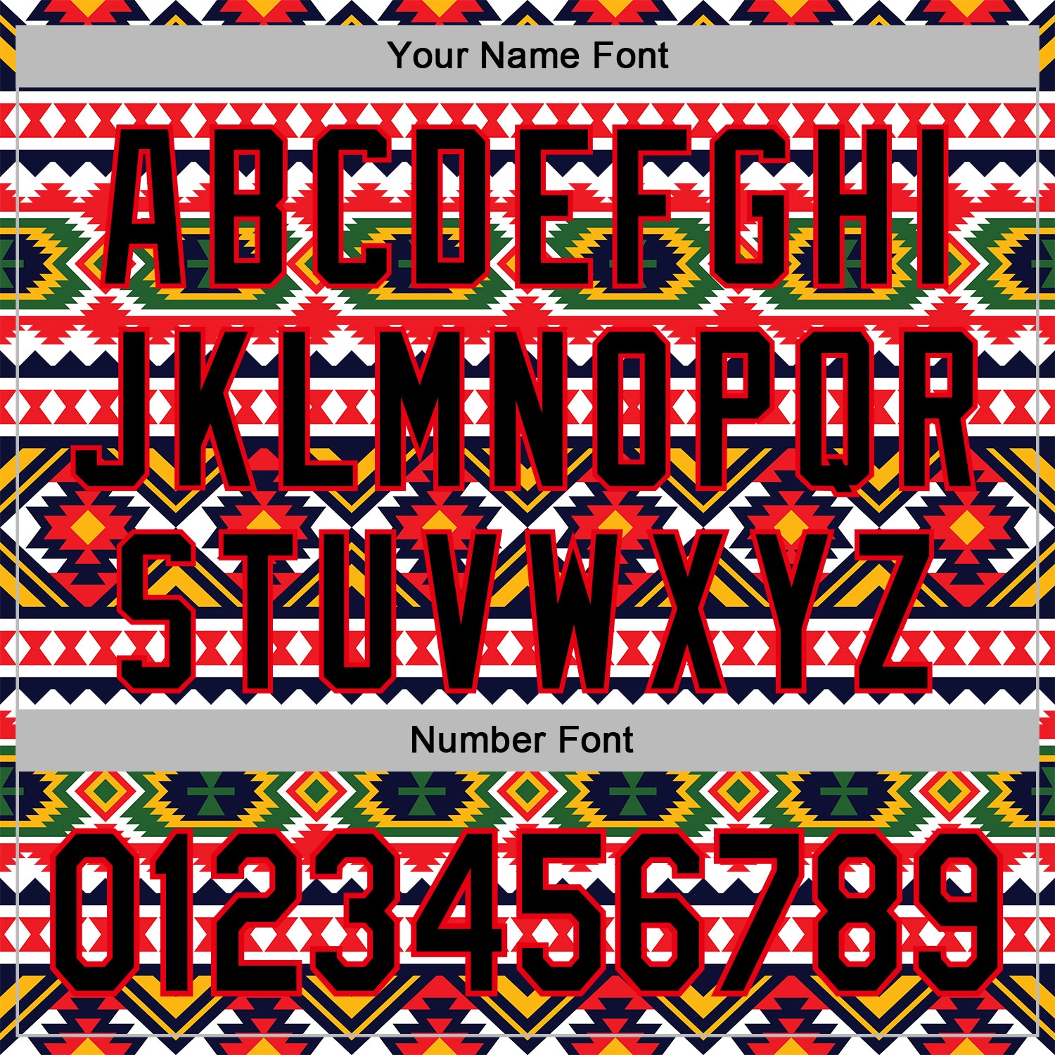 Custom Stitched White Black Yellow Green-Fire Red 3D Mexico Aztec Pattern Sports Pullover Sweatshirt Hoodie