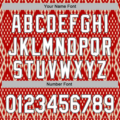 Custom Stitched Red White Cream-Steel Gray 3D Mexico Aztec Pattern Sports Pullover Sweatshirt Hoodie