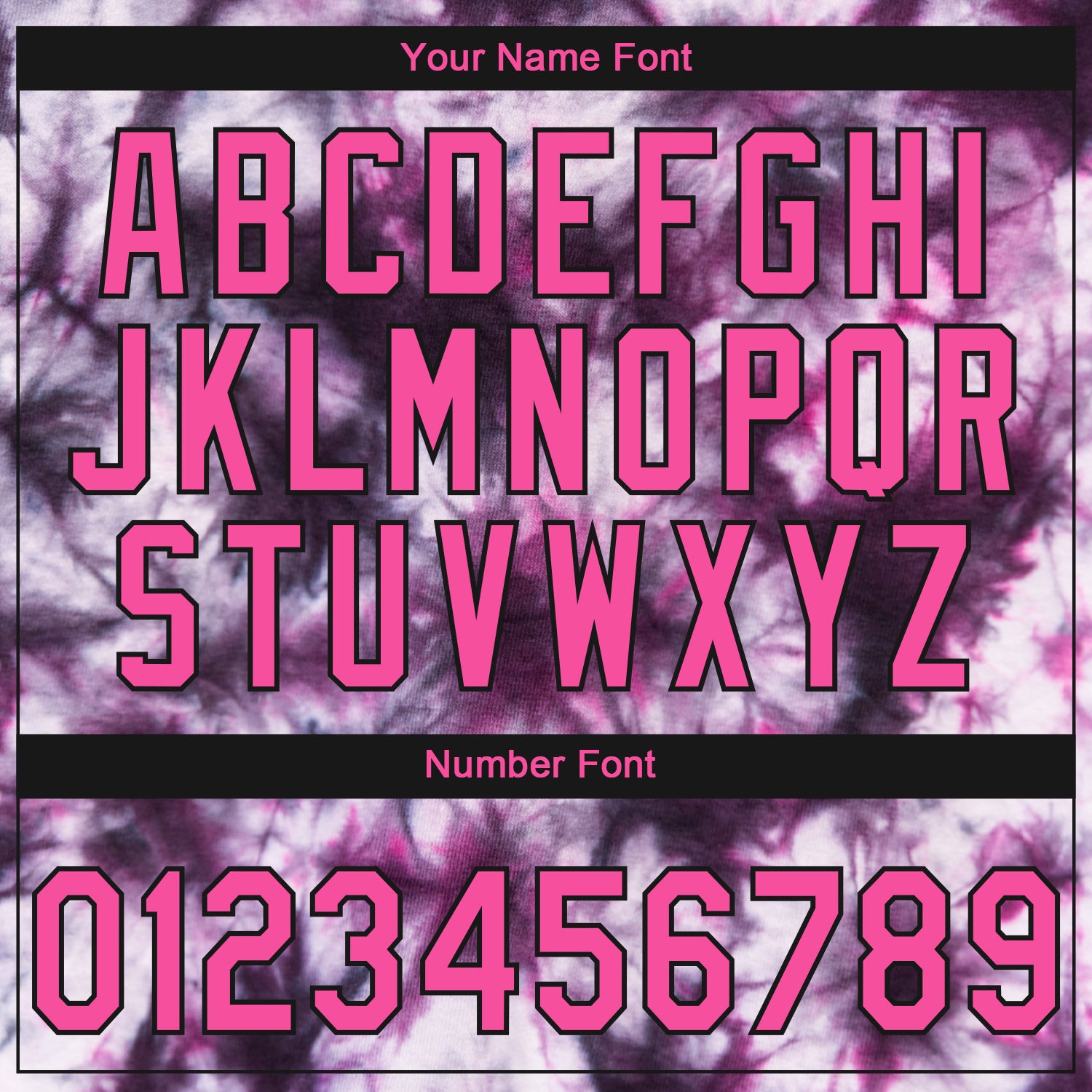 Custom Stitched Tie Dye Pink-Black 3D Sports Pullover Sweatshirt Hoodie