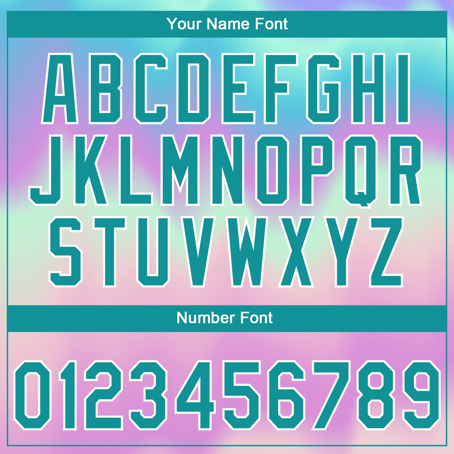 Custom Stitched Tie Dye Teal-White 3D Sports Pullover Sweatshirt Hoodie