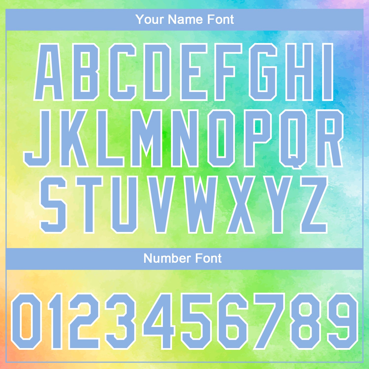 Custom Stitched Tie Dye Light Blue-White 3D Sports Pullover Sweatshirt Hoodie