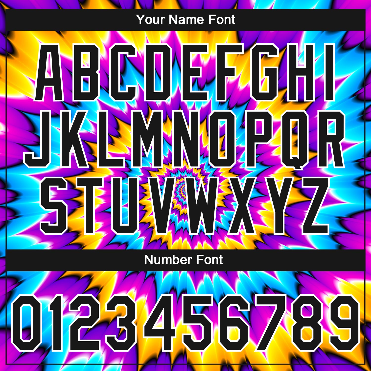 Custom Stitched Tie Dye Black-White 3D Sports Pullover Sweatshirt Hoodie