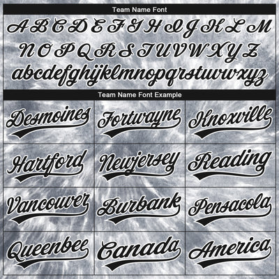 Custom Stitched Tie Dye Black-White 3D Sports Pullover Sweatshirt Hoodie