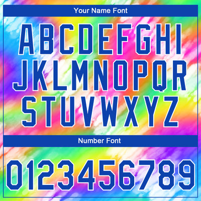 Custom Stitched Tie Dye Thunder Blue-White 3D Sports Pullover Sweatshirt Hoodie