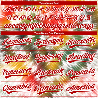 Custom Stitched Tie Dye Red-White 3D Sports Pullover Sweatshirt Hoodie